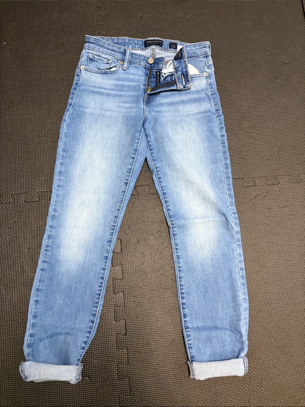 Lucky Brand Light Wash Cropped Jeans - Blue